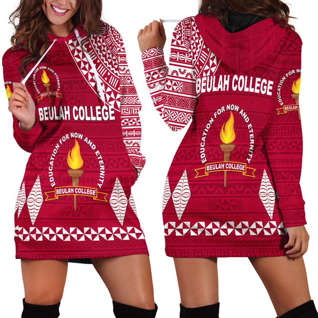 Tonga Beulah College Hoodie Dress Simple Style