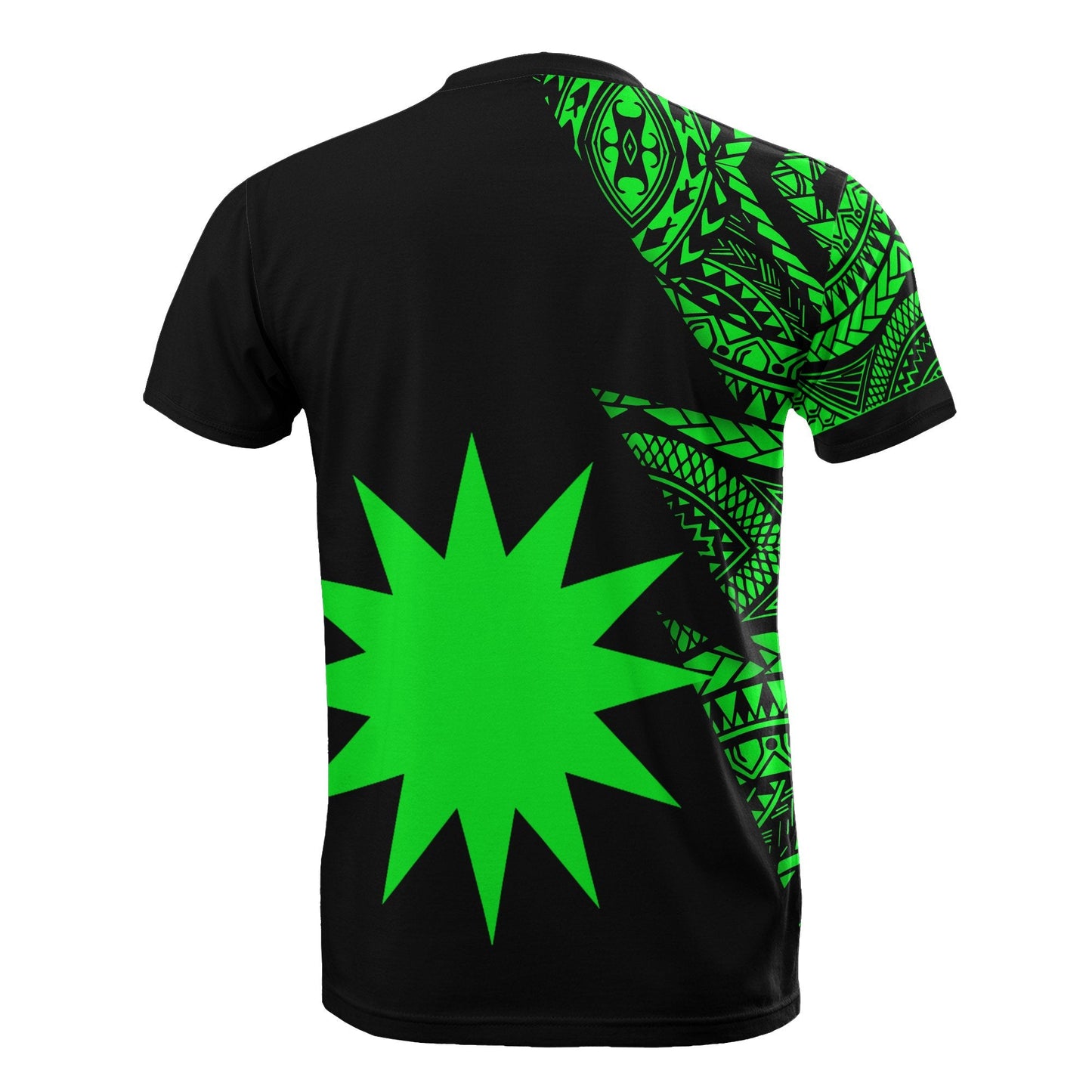 Nauru Custom Personalised T Shirt Micronesian Pattern Green Style