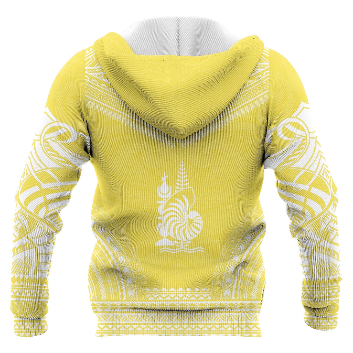 New Caledonia Polynesian Chief Zip Up Hoodie Flag Version