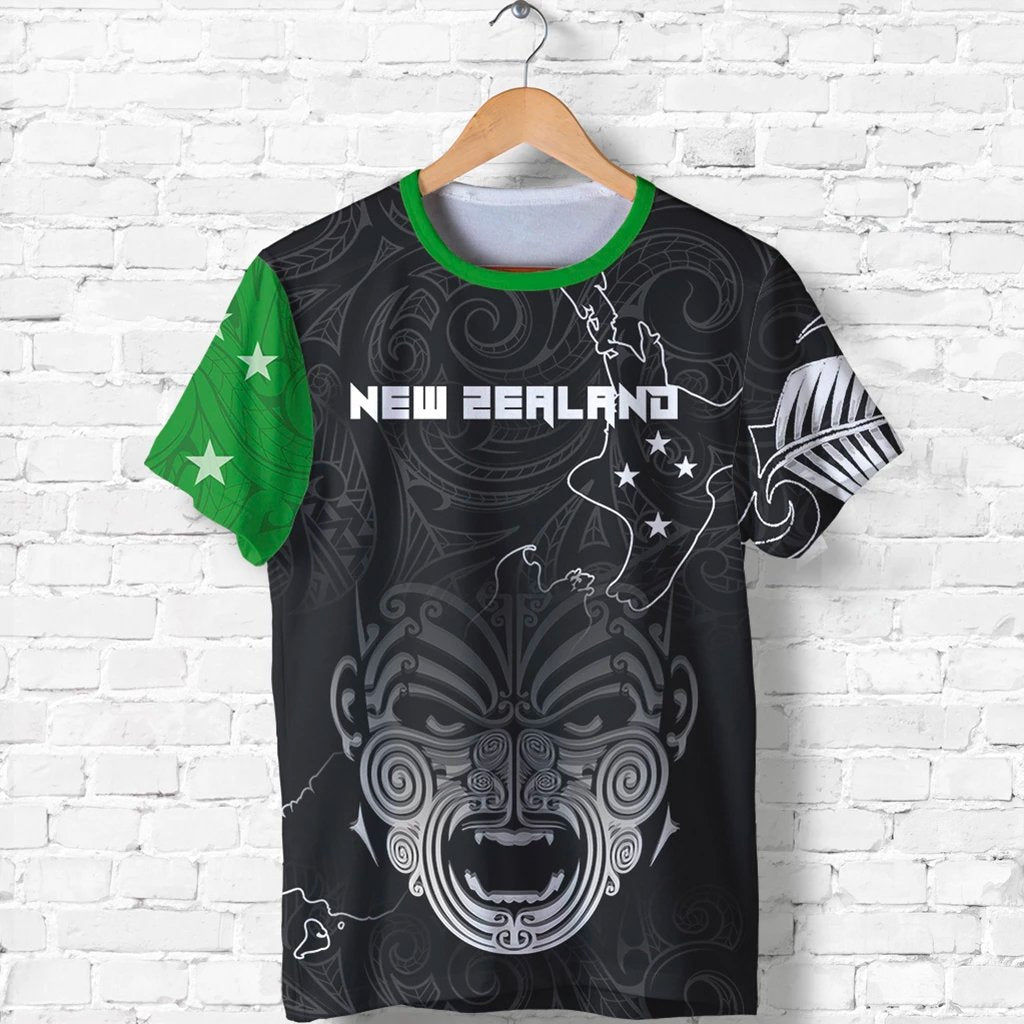 New Zealand Maori Shirt, Ta Moko Tattoo T - Shirt