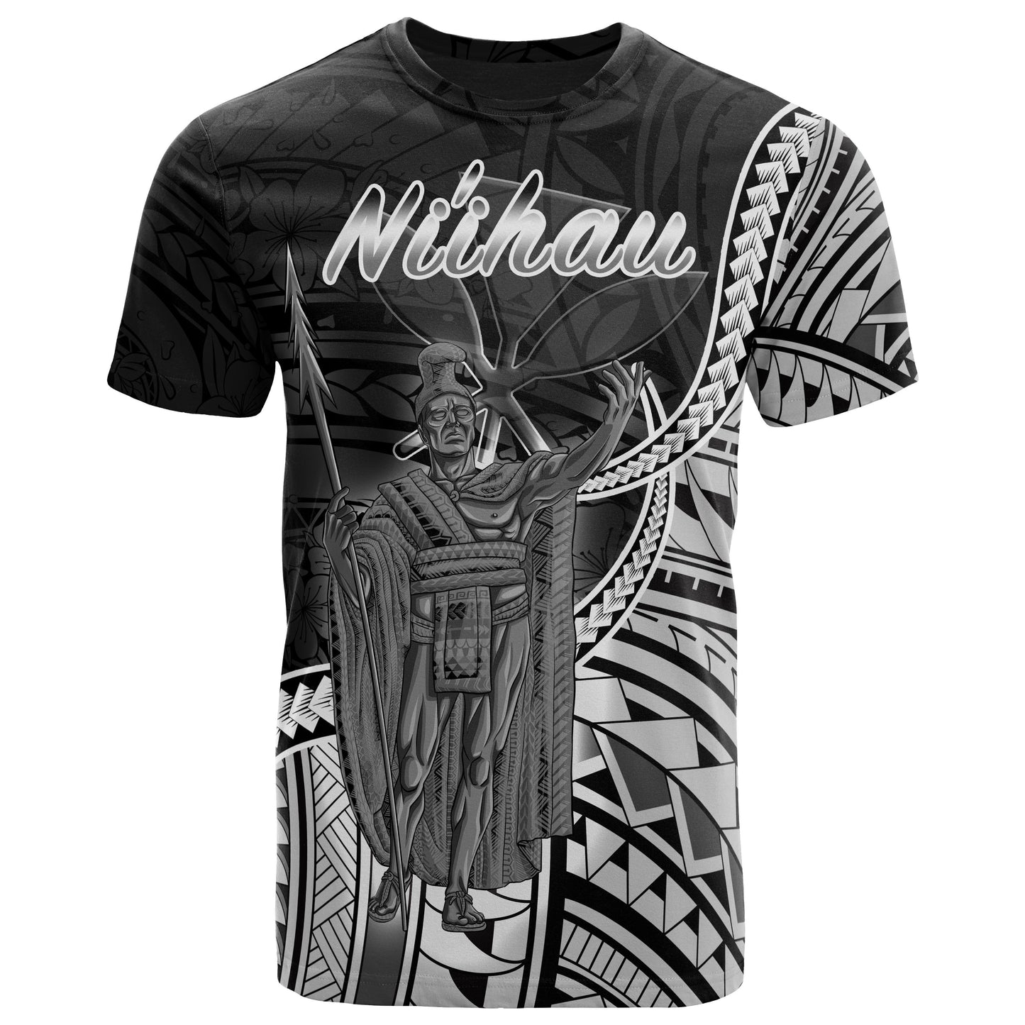 Hawaii T-Shirt Niihau Kingdom of Hawaii Polynesian Patterns
