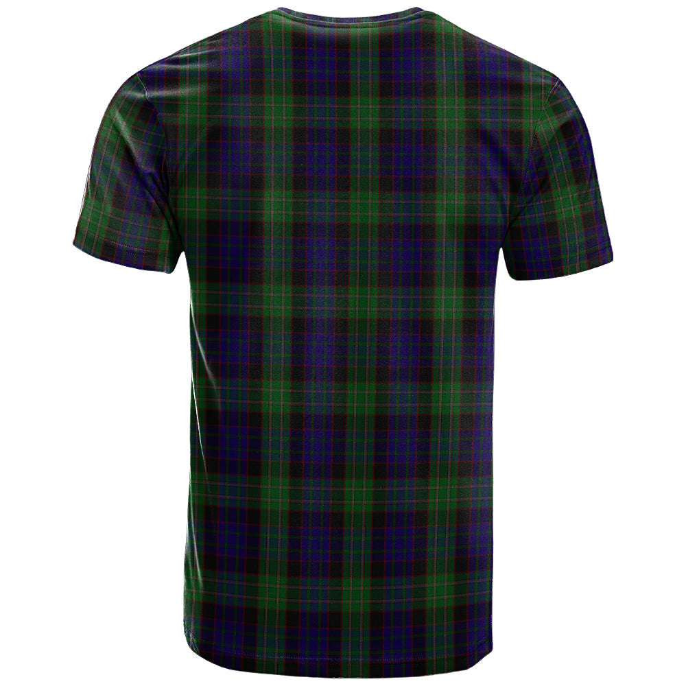 Printivon Nicolson Green Hunting Clan DNA In Me Tartan Crest T Shirt