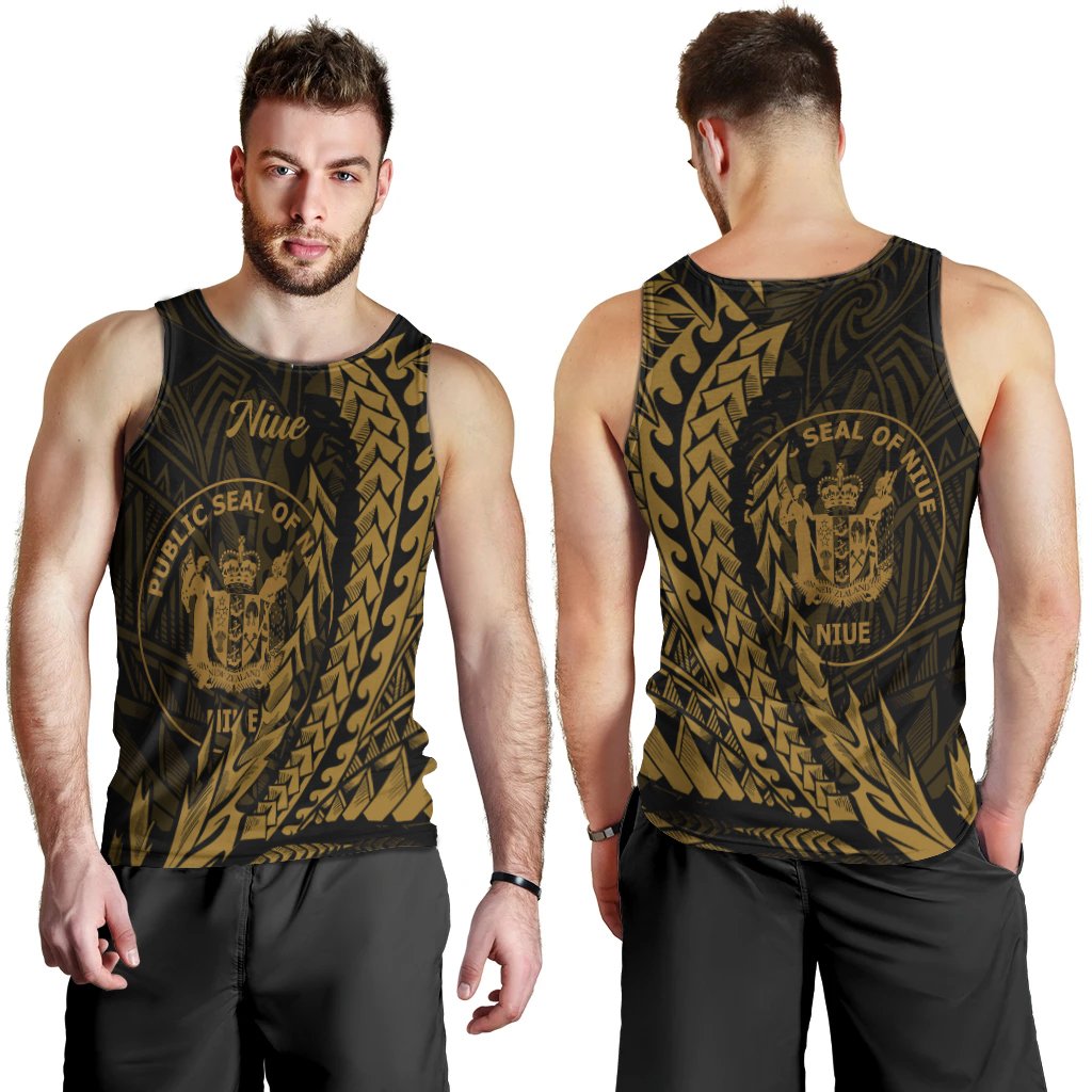 Niue Men's Tank Top Wings Style
