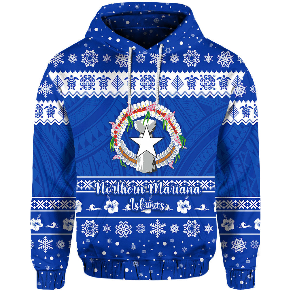 Northern Mariana Islands Christmas Hoodie Simple Style