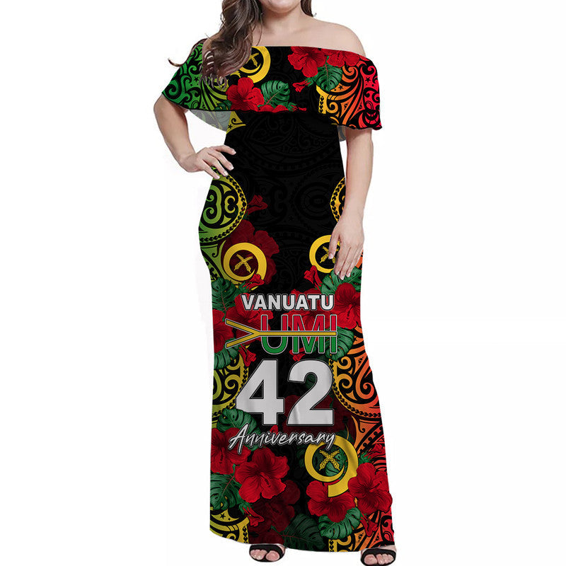 Vanuatu Yumi 42 Off Shoulder Long Dress