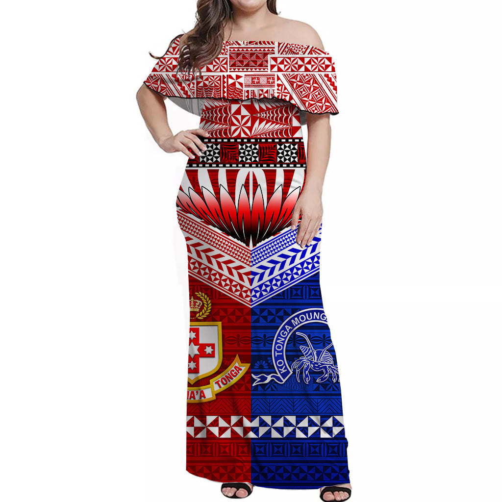 Kolisi Tonga College Atele And Tupou College Toloa Off Shoulder Long Dress Together Unique