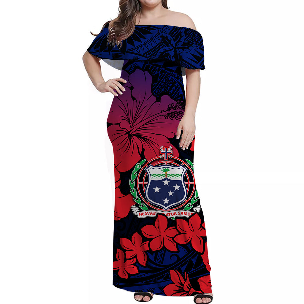 Samoa Off Shoulder Long Dress No.6