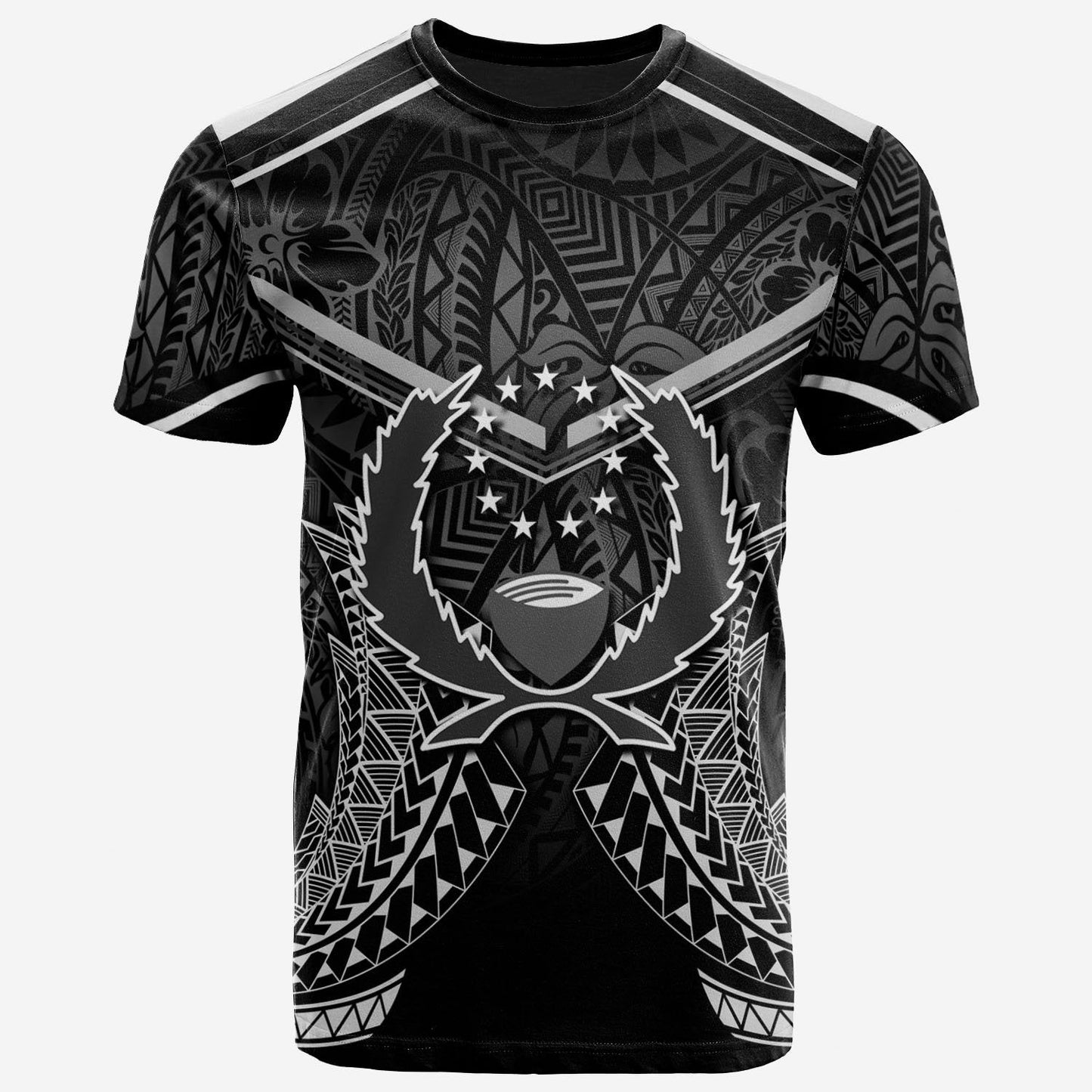 Pohnpei T Shirt Pohnpei Seal With White Line Style