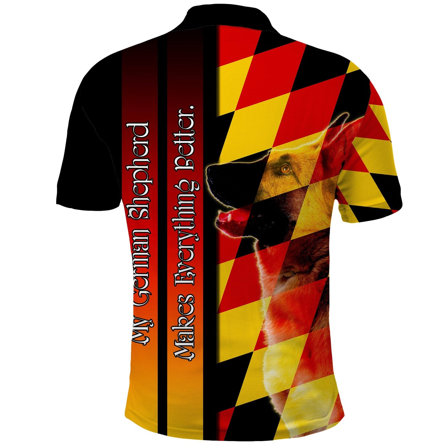 German Shepherd Polo Shirt Germany Dogs Lovers