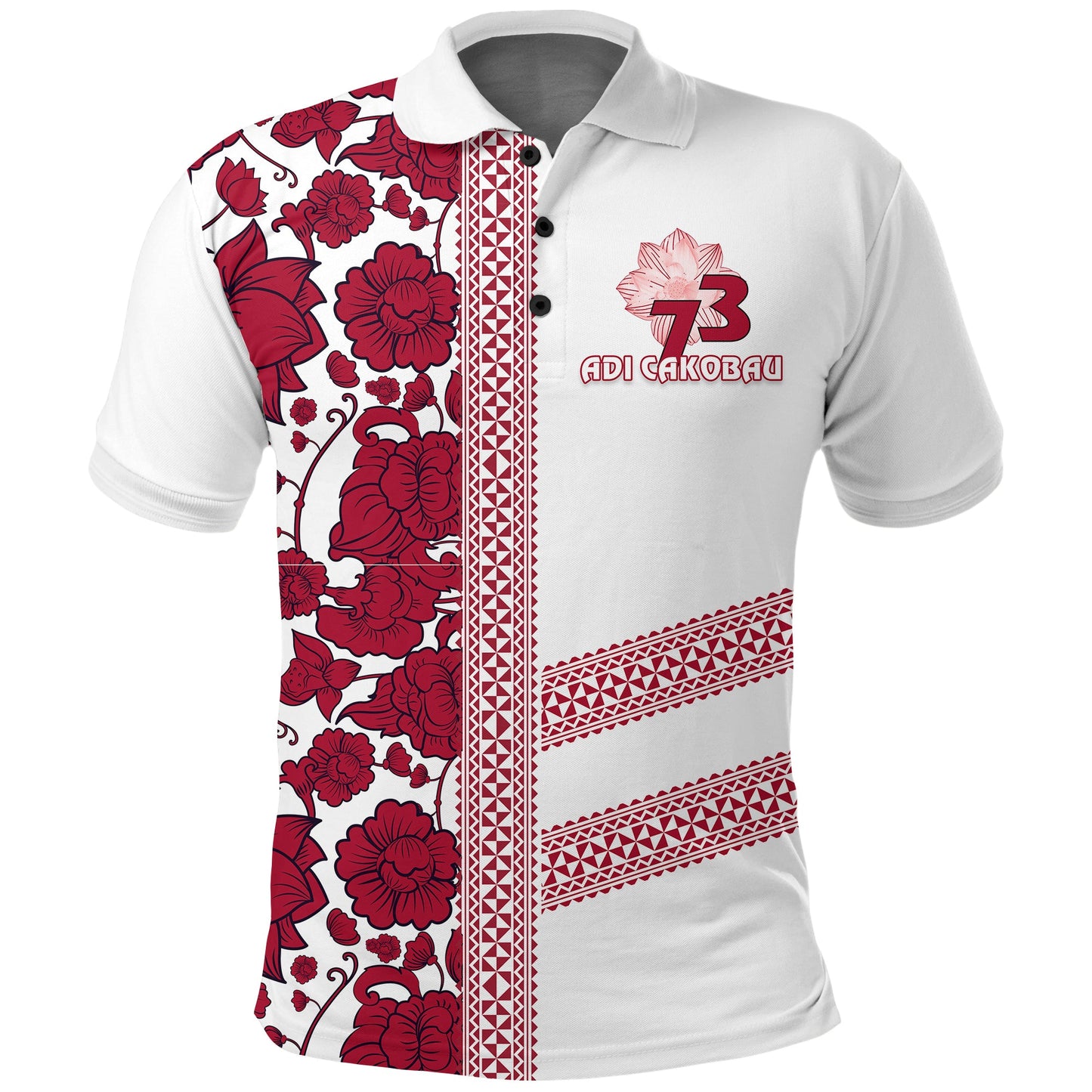 Adi Cakobau Polo Shirt 73rd Anniversary