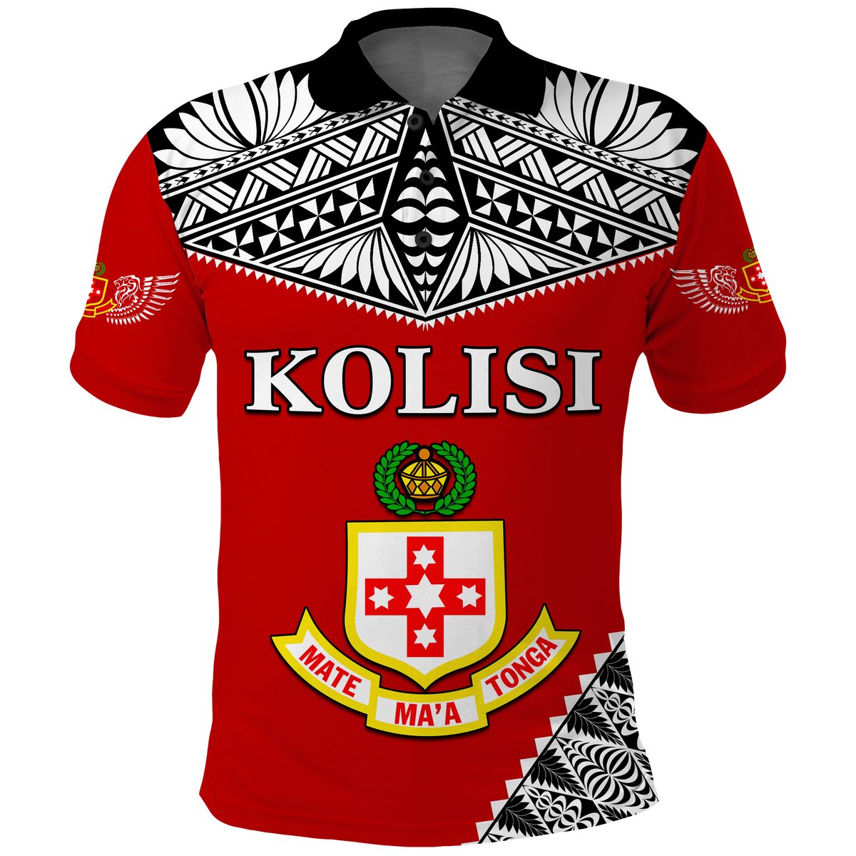 Kolisi Tonga Polo Shirt College 'Atele Mate Ma'a Tonga