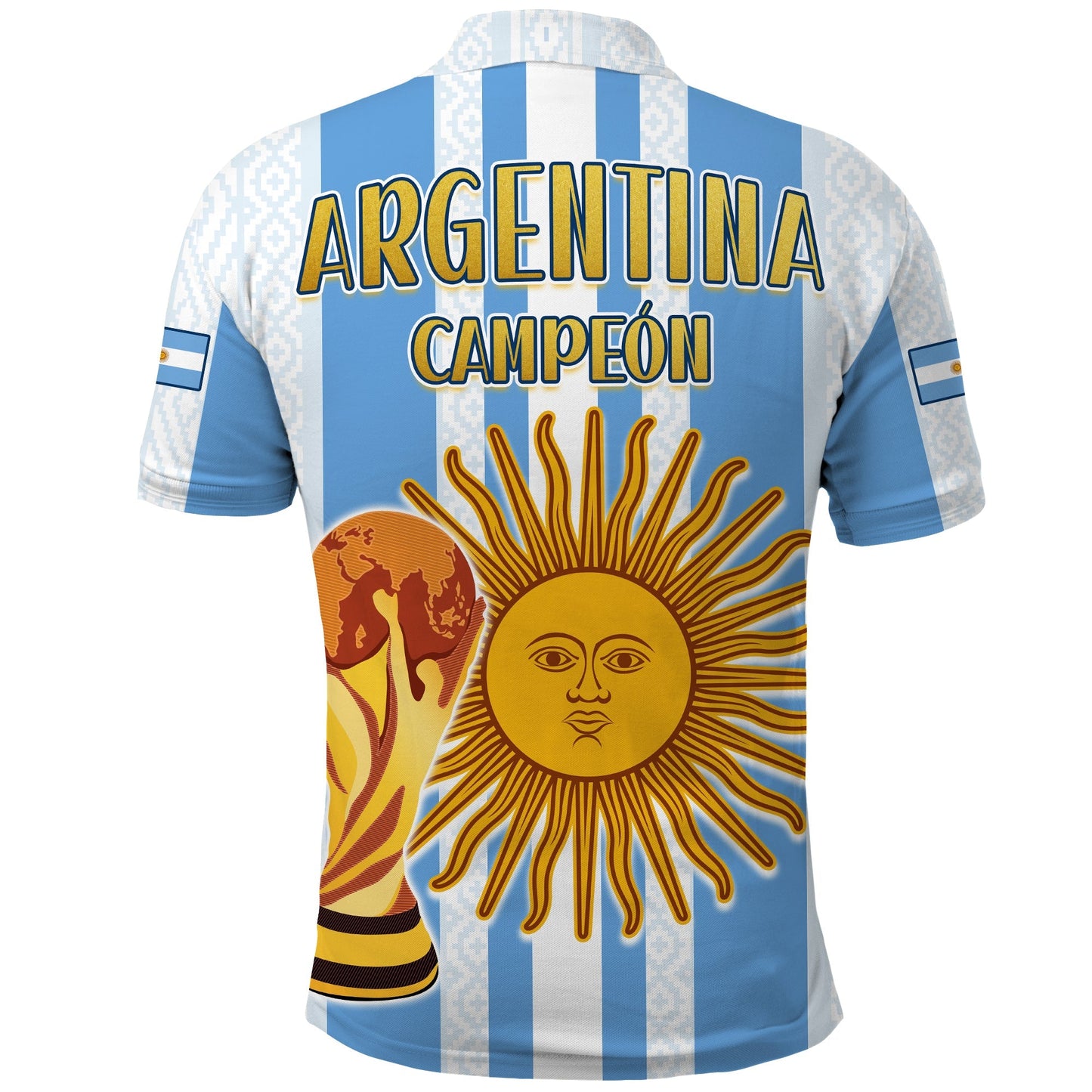 Argentina Football Polo Shirt World Champions 2022 Dream Come True