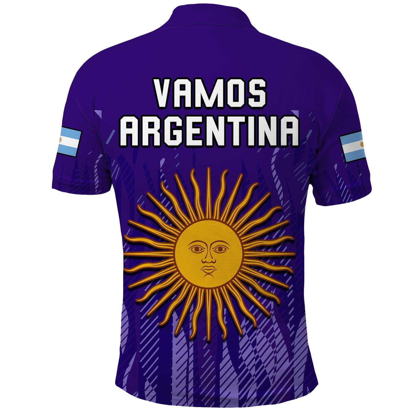 Argentina Football Polo Shirt Vamos La Albiceleste 2022 Newest Style