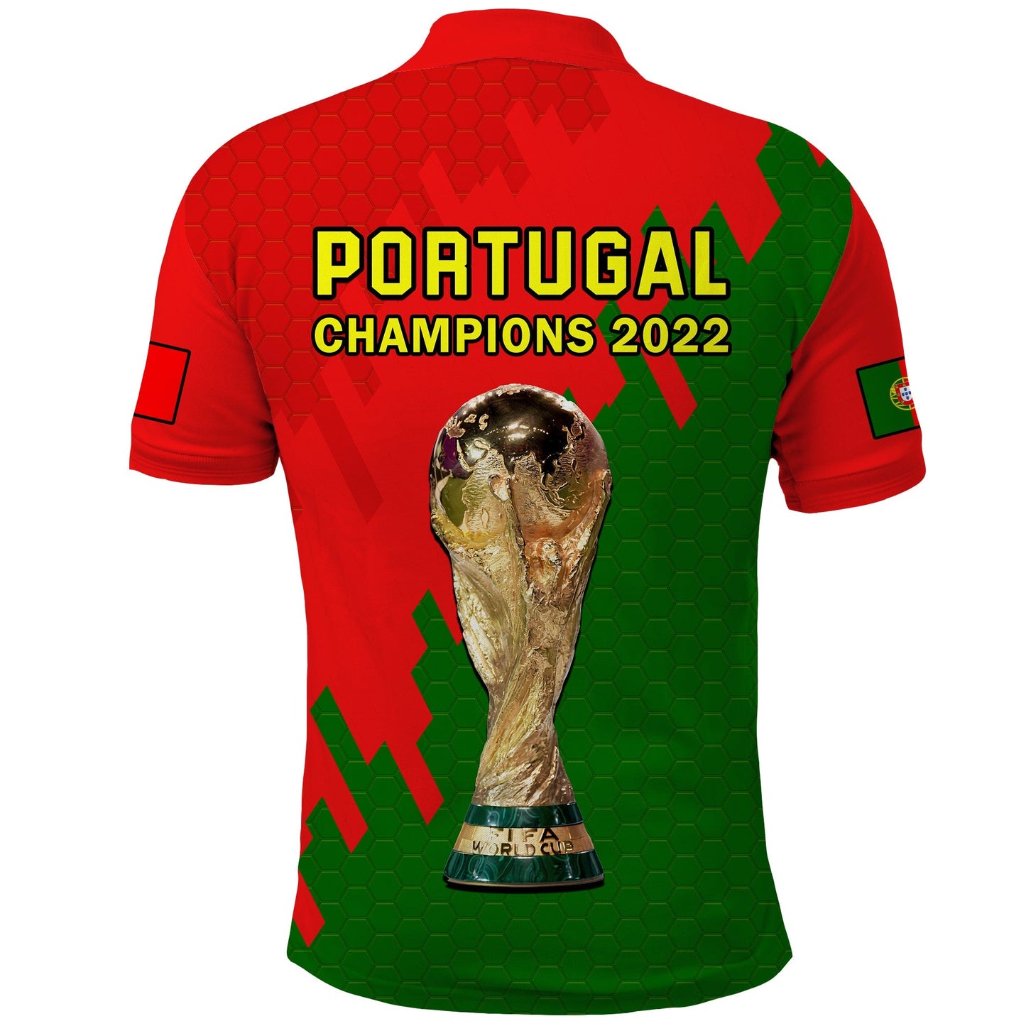 Portugal Football Polo Shirt Champions WC 2022