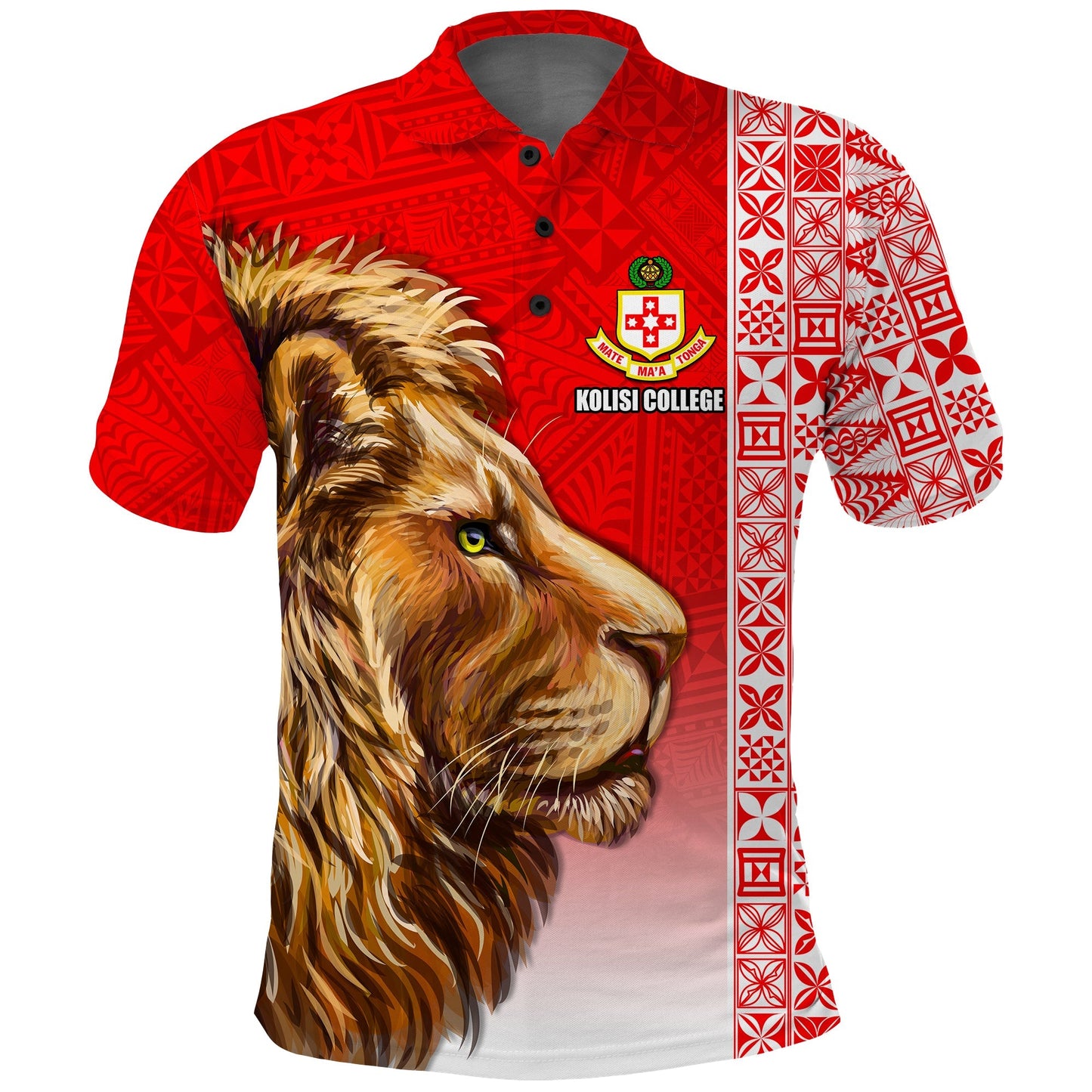 Kolisi Tonga College Atele Polo Shirt Home of the Lions