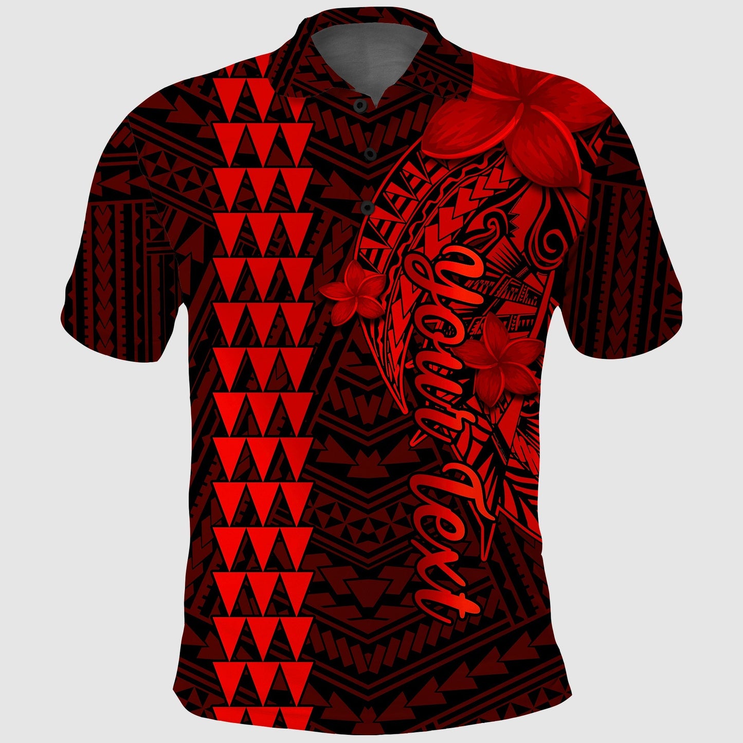 Custom Personalised Hawaii Polo Shirt Kakau Kanaka Maoli Combine Polynesian Shark Ver.06