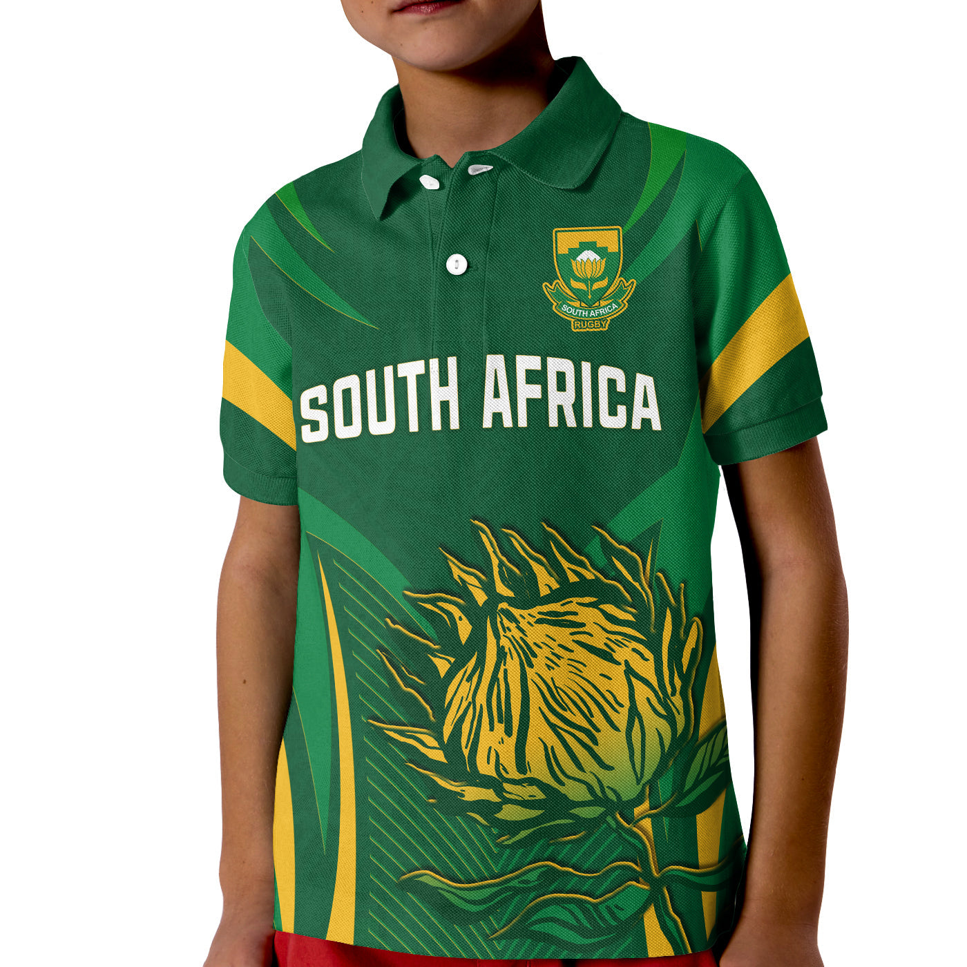 South Africa Rugby Polo Shirt Springboks Champion