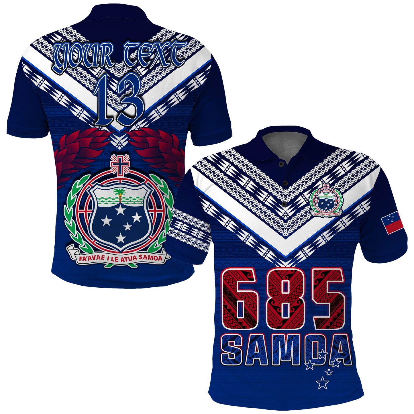 Samoa 685 Polo Shirt Uso Aso Uma Toa Samoa Rugby History Made