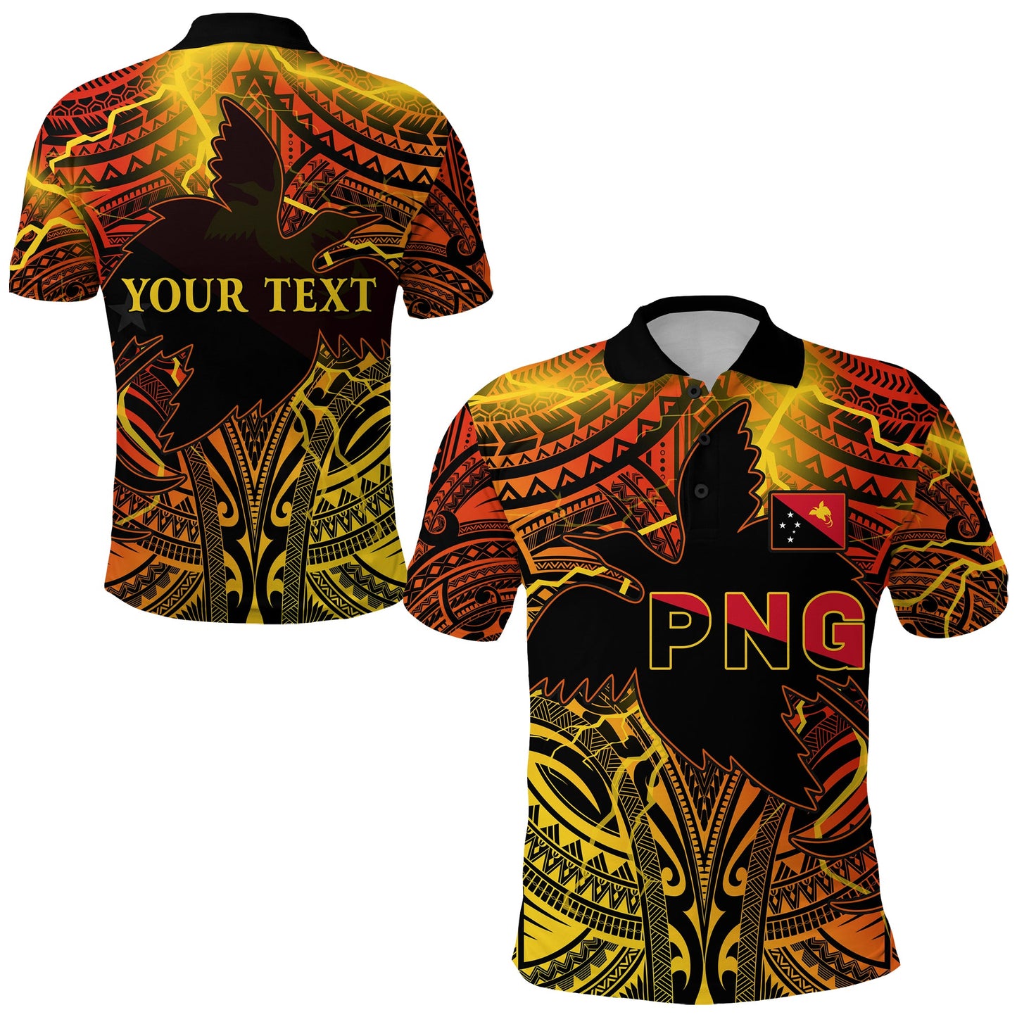 Custom Personalised Papua New Guinea Polo Shirt Stalwart Polynesian Special