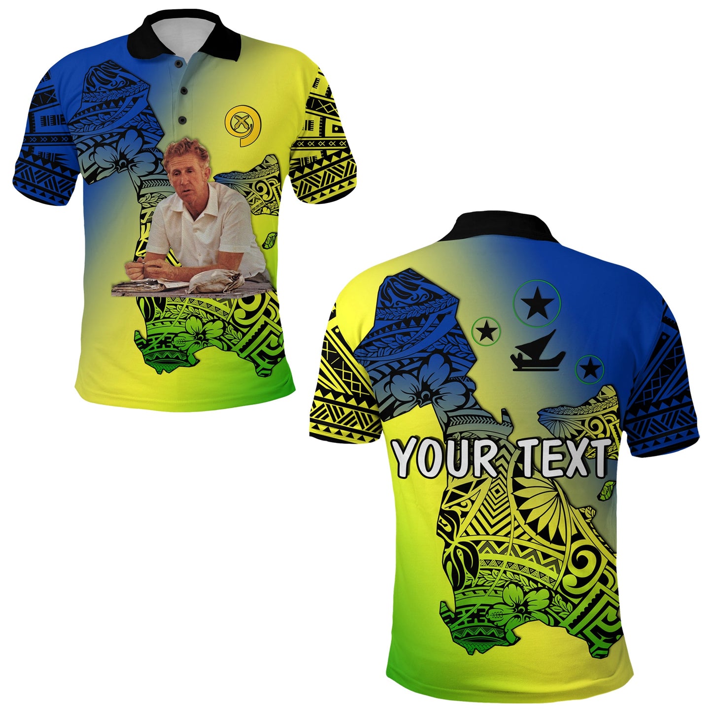 Custom Personalised Vanuatu Darvall Wilkins Polo Shirt Proud of Malampa