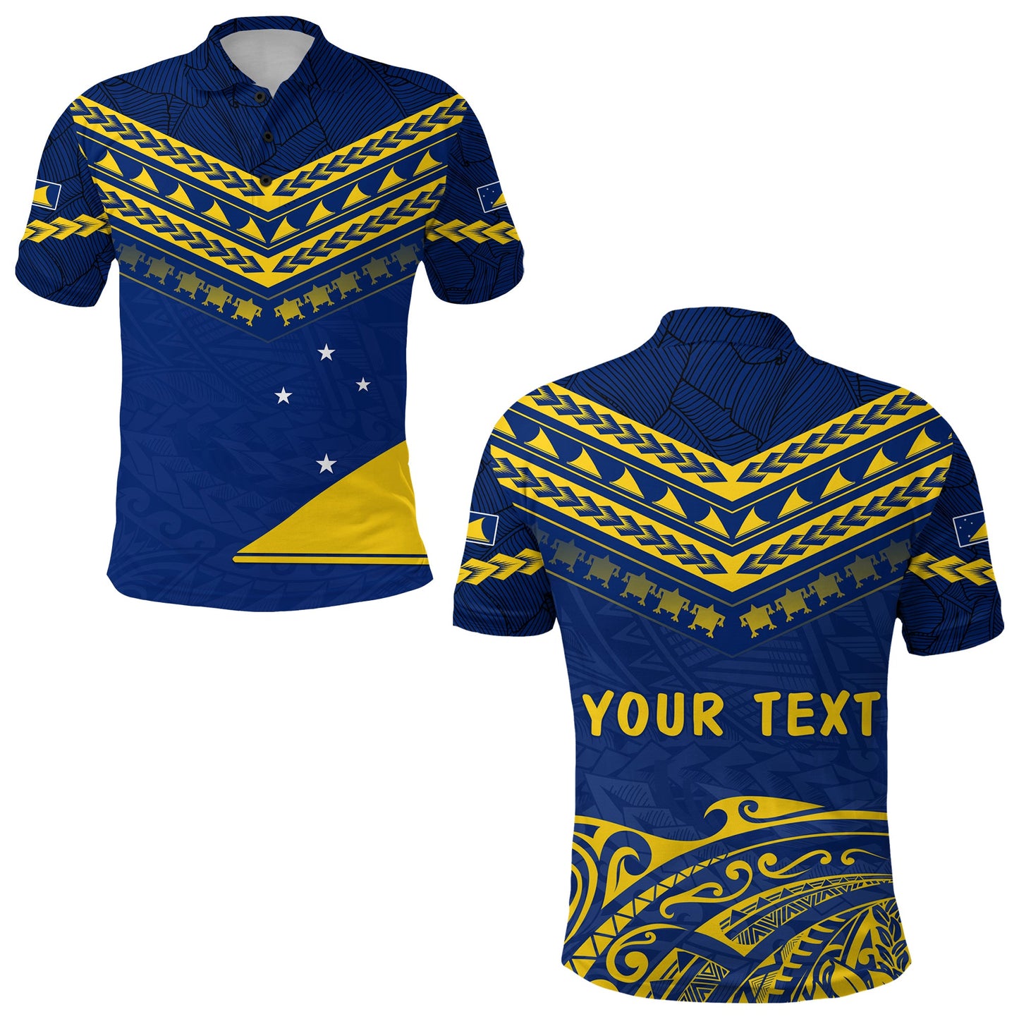 Custom Personalised Tokelau Rugby Polo Shirt Impressive Sport