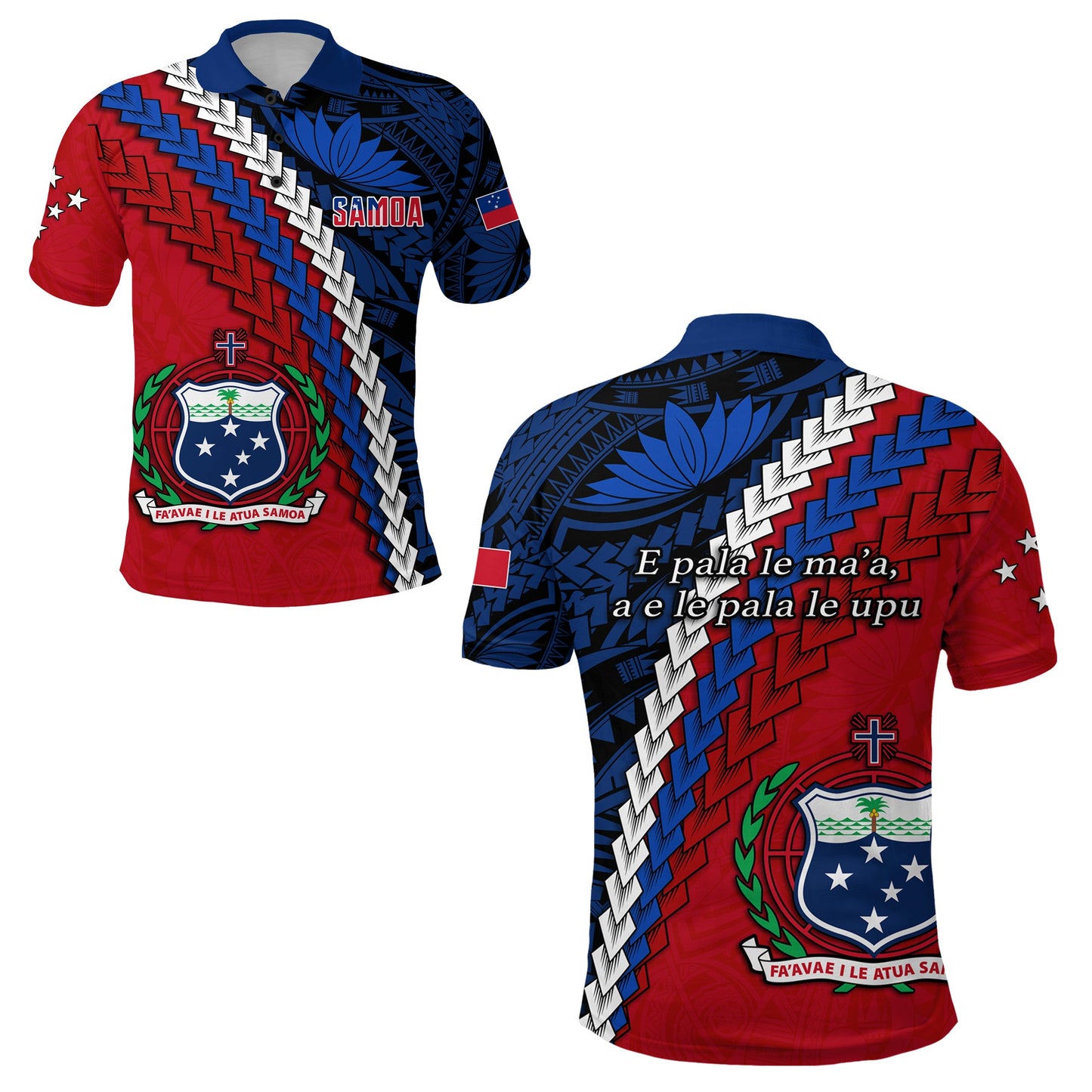 Samoa Polynesian Polo Shirt Quotes