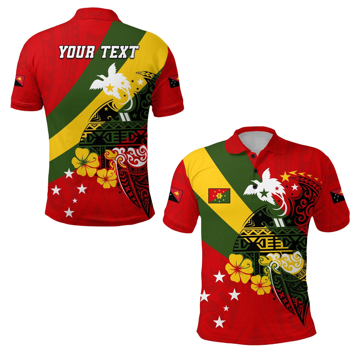 Custom Personalised Eastern Highlands Province Polo Shirt Peaceful PNG