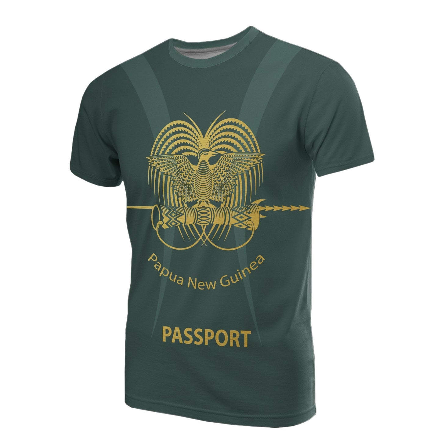 Papua New Guinea All Over Print T - Shirt - Papua New Guinea Passport