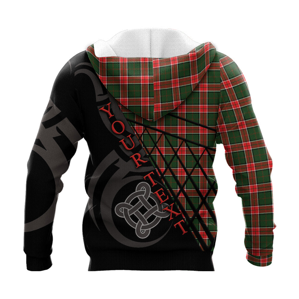 Printivon Pollock Modern Knitted Hoodie Pattern Celtic Custom Text