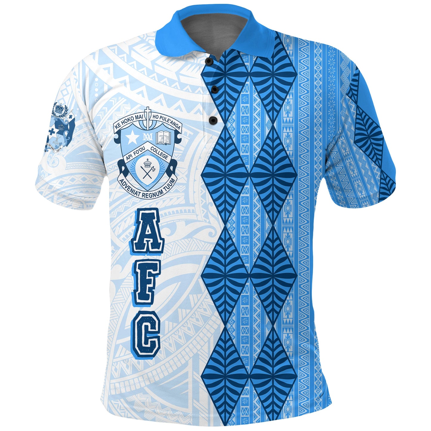 Tonga Kolisi Apifo'ou Polo Shirt Simple Tapa