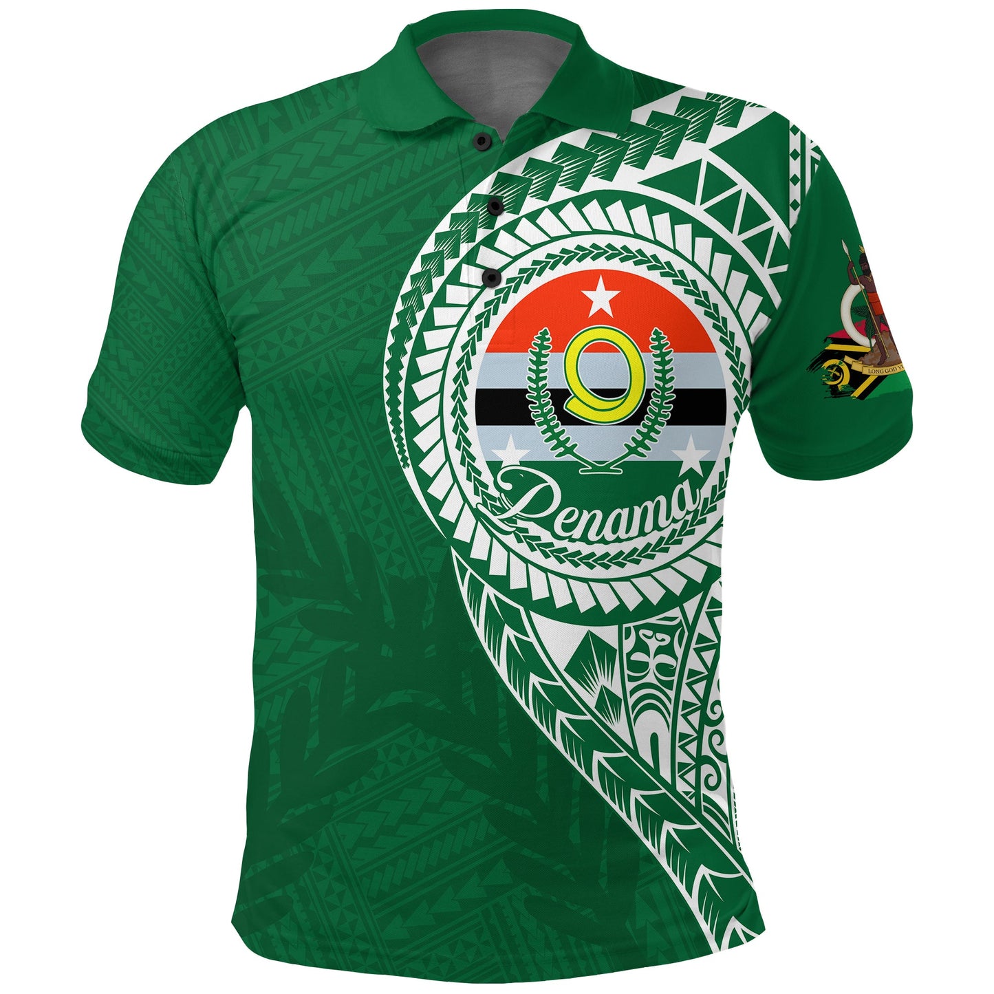 Vanuatu Penama Province Polo Shirt Penama Emblem