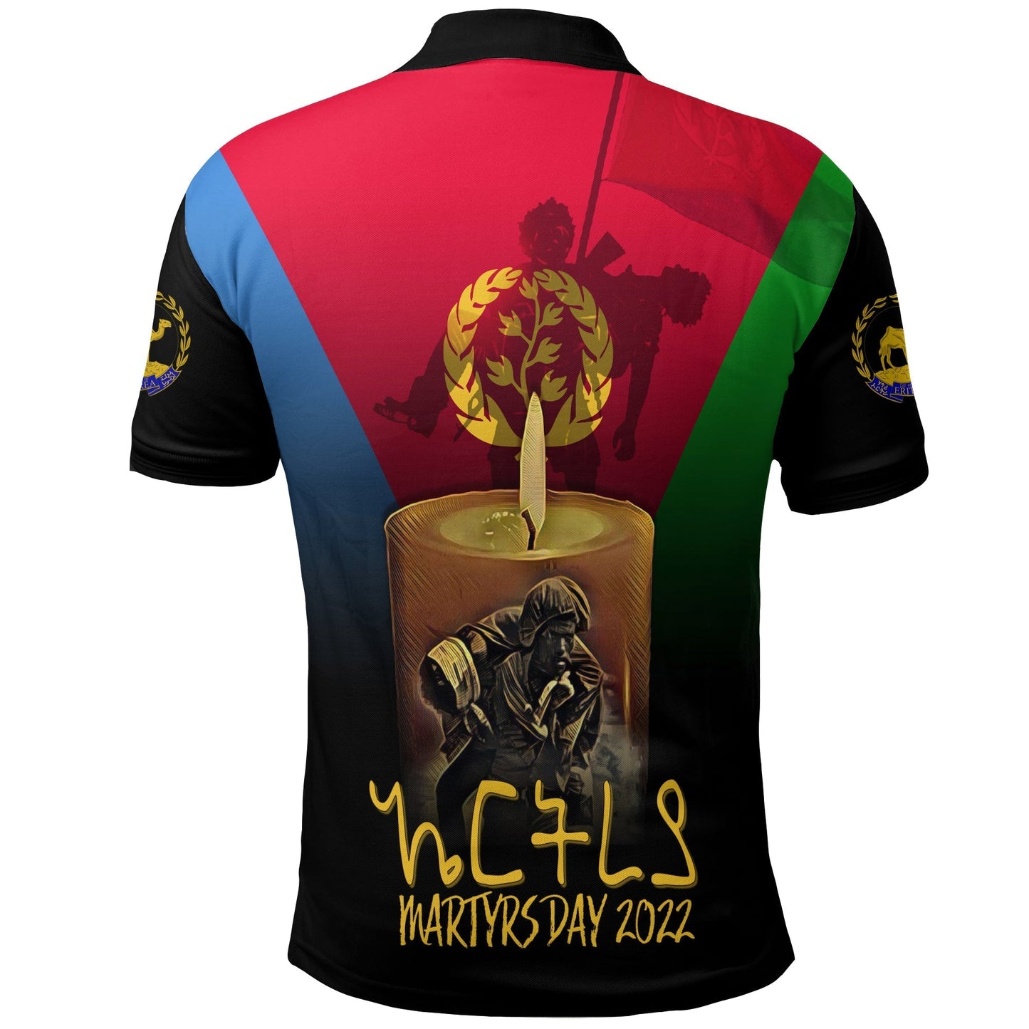 Custom Eritrea Martyrs Day Polo Shirt Eternal Glory