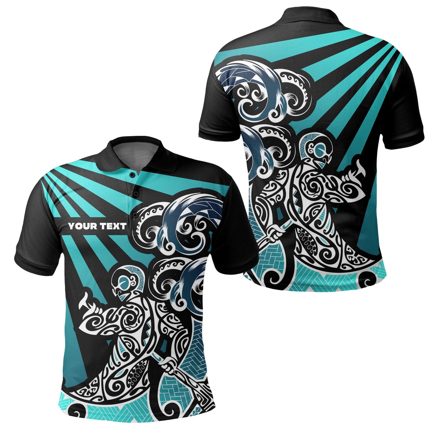 Custom Personalised Maori Aotearoa Polo Shirt New Zealand Simple Style