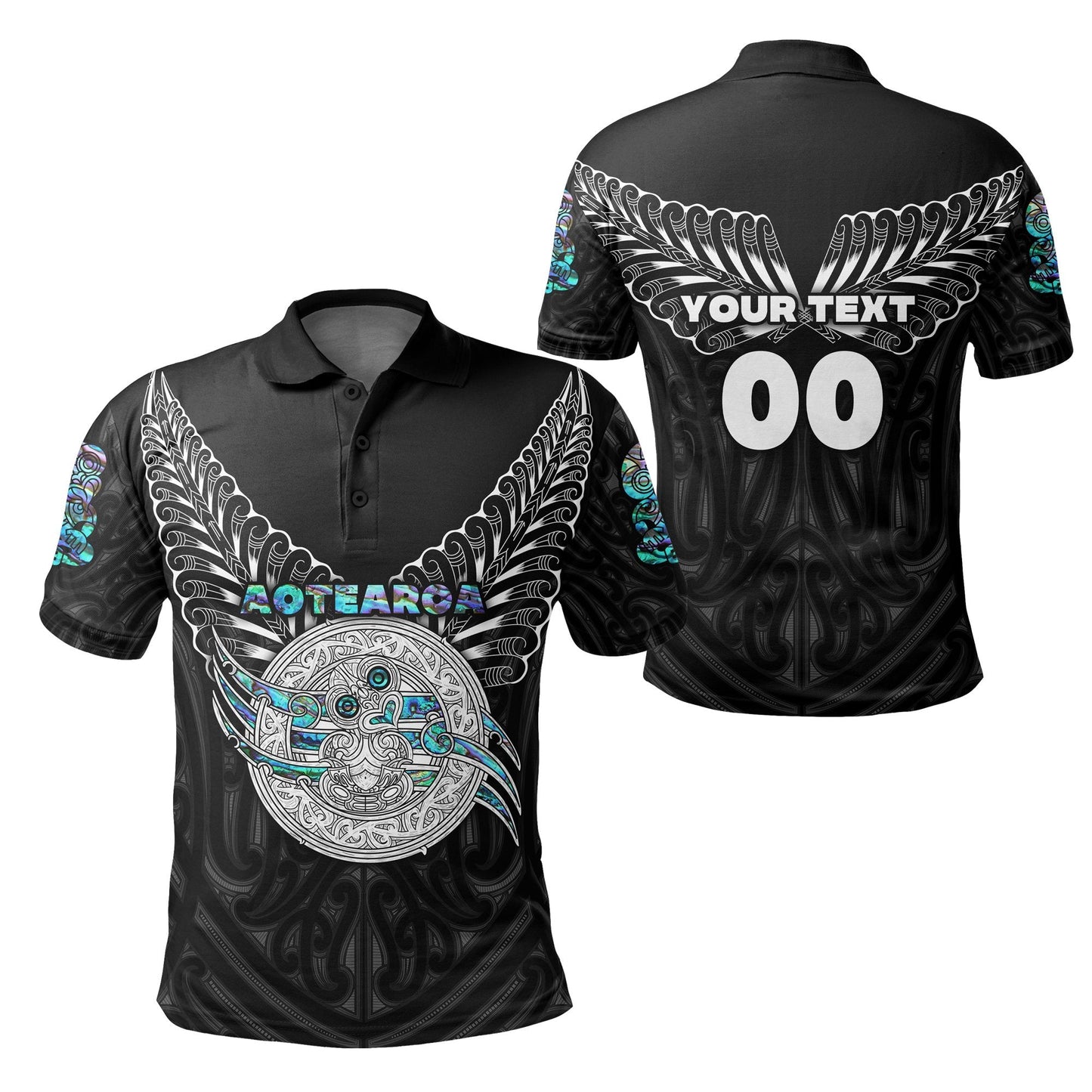 Custom Personalised Maori Aotearoa Polo Shirt Simple Sport Style