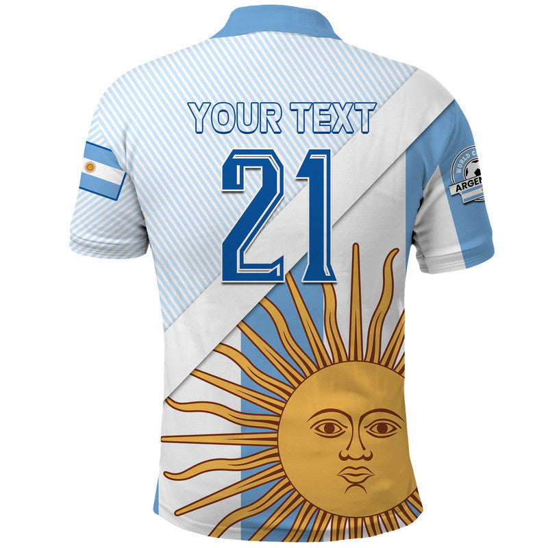 Custom Argentina Sol de Mayo Football Polo Shirt