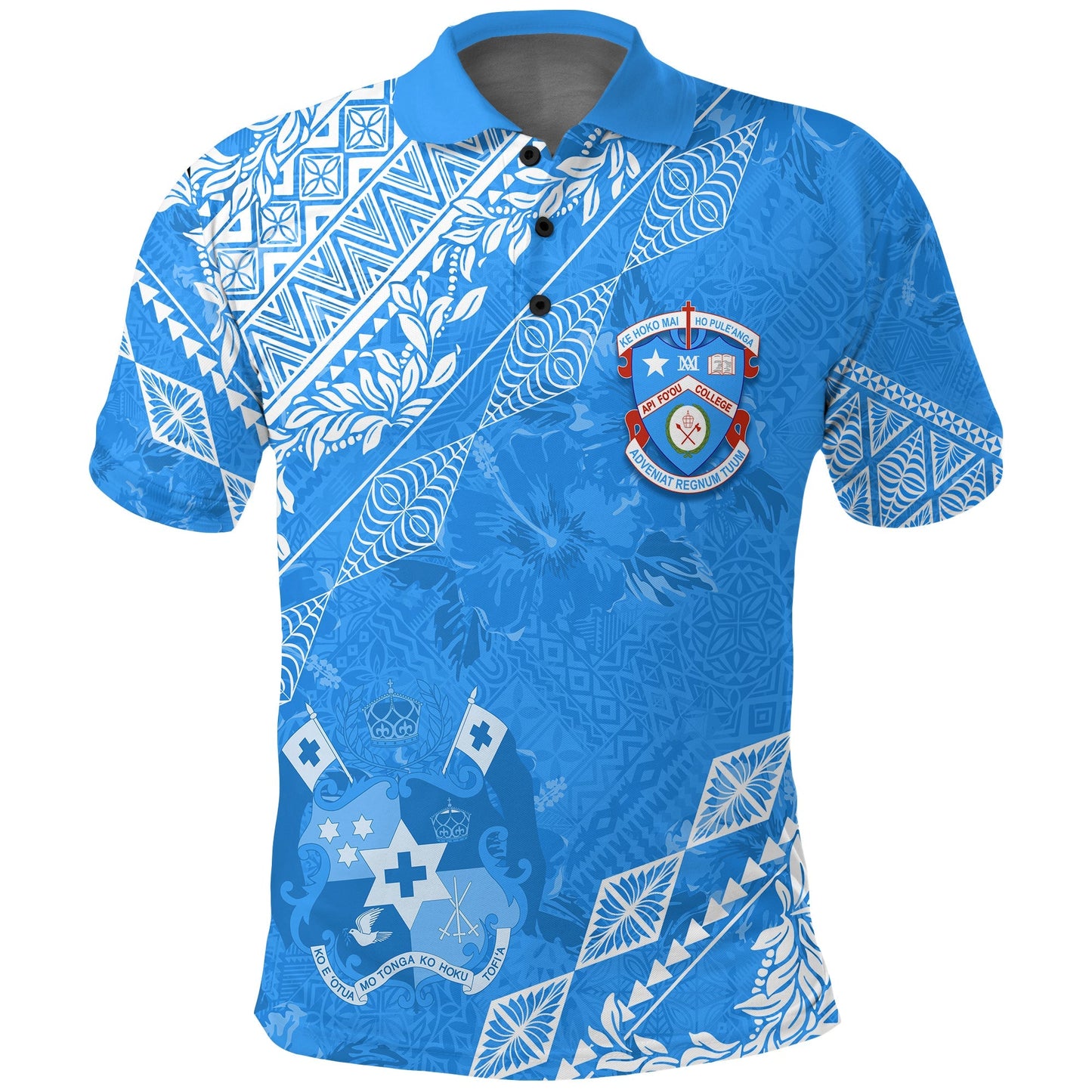 Apifoou College Tonga Polo Shirt Kupesi Style - Ver01