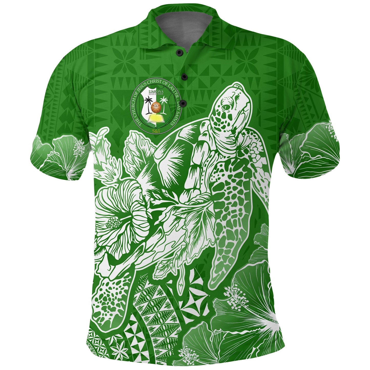 Liahona High School Tonga Polo Shirt Kupesi Style - Ver02
