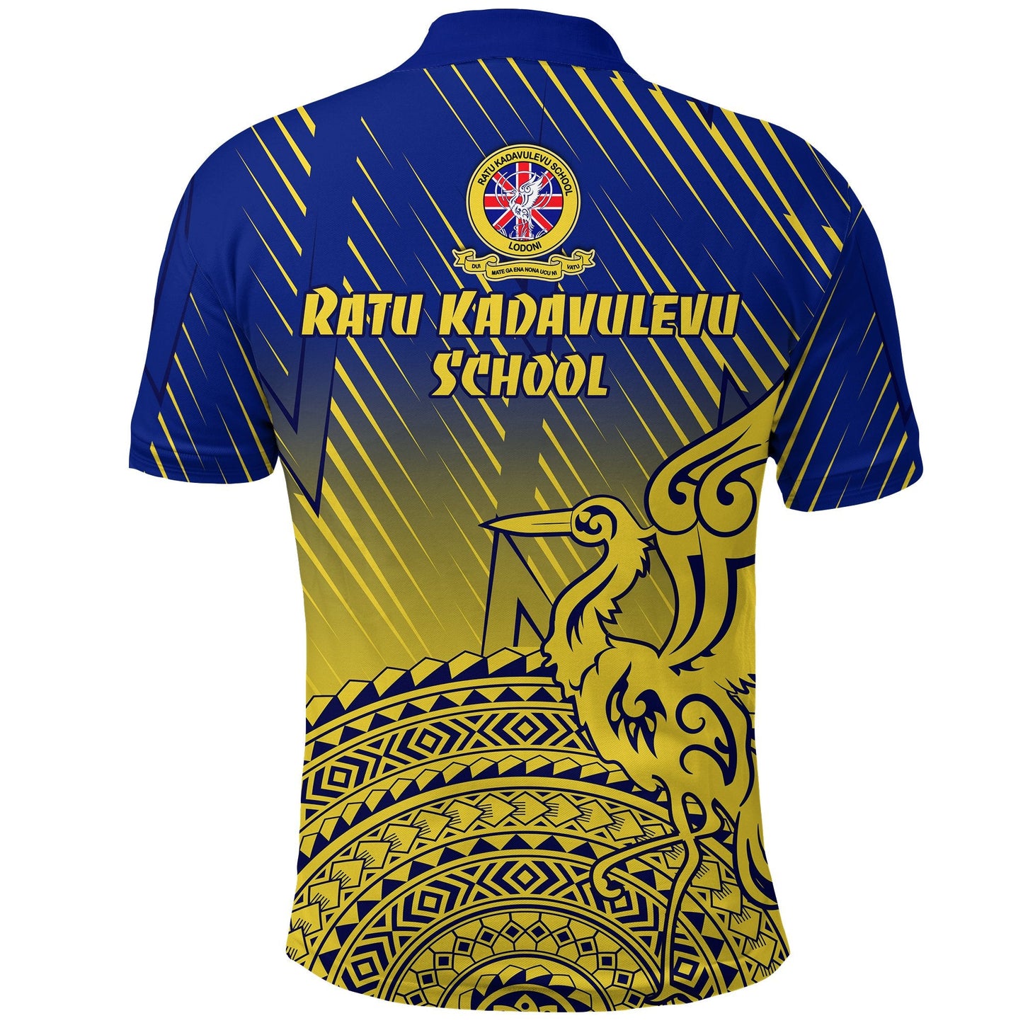 Ratu Kadavulevu Polo Shirt Golden Heron - Fiji School