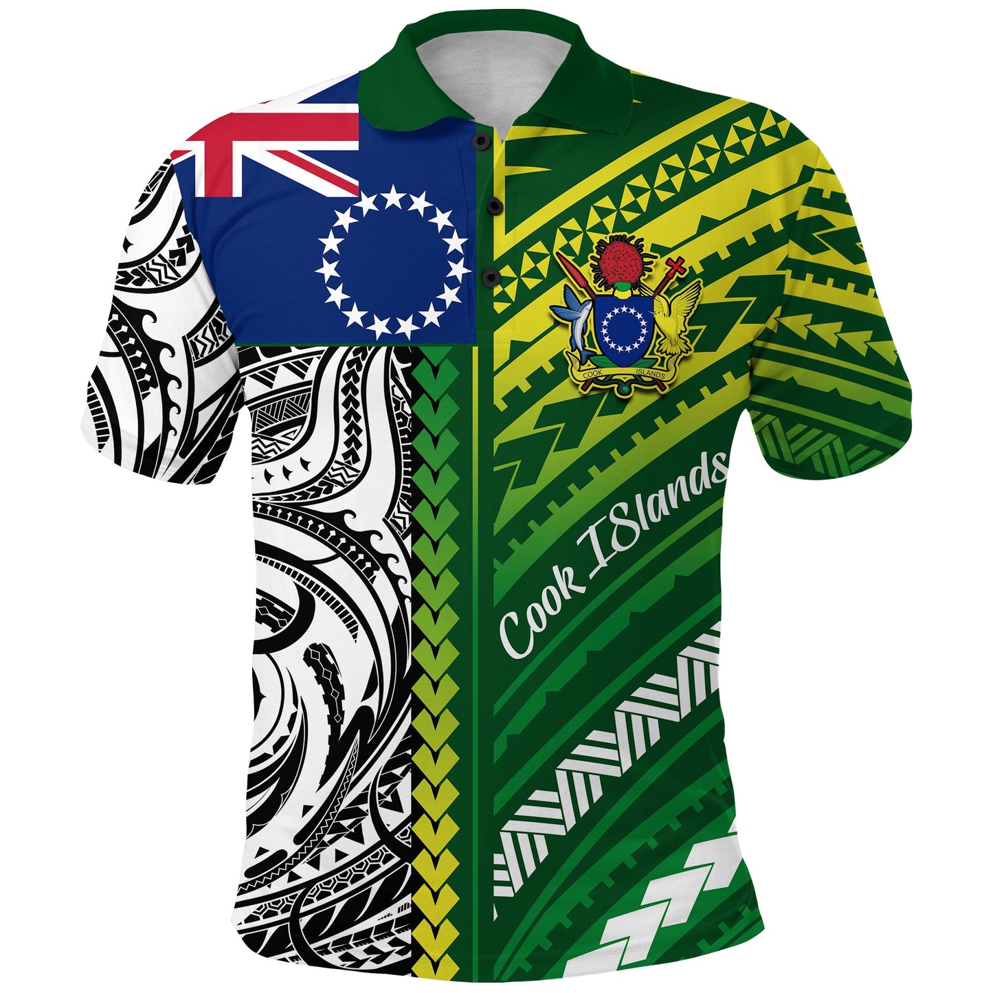 Cook Islands Unique Polo Shirt Polynesia Pattern