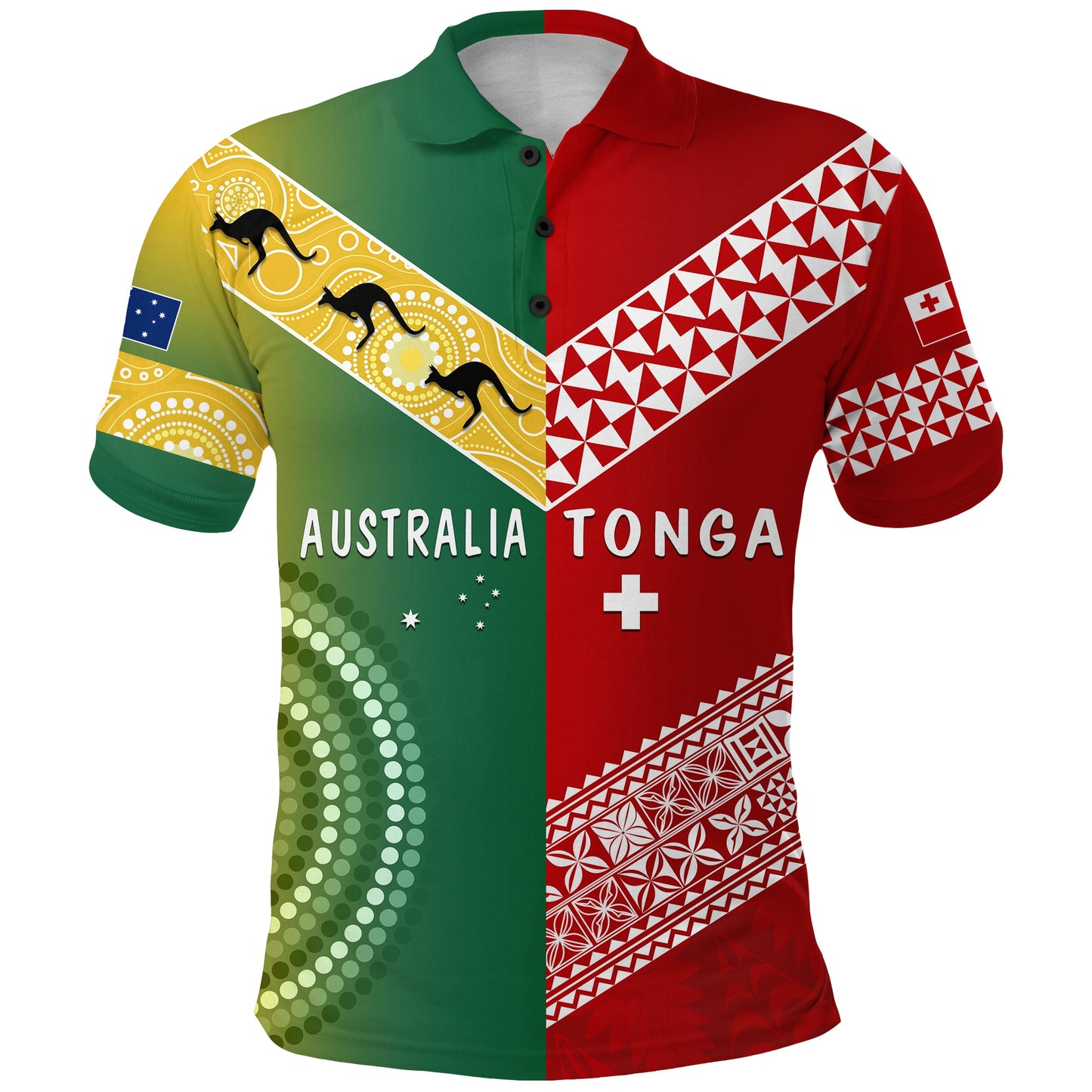Australia and Tonga Polo Shirt Version Special
