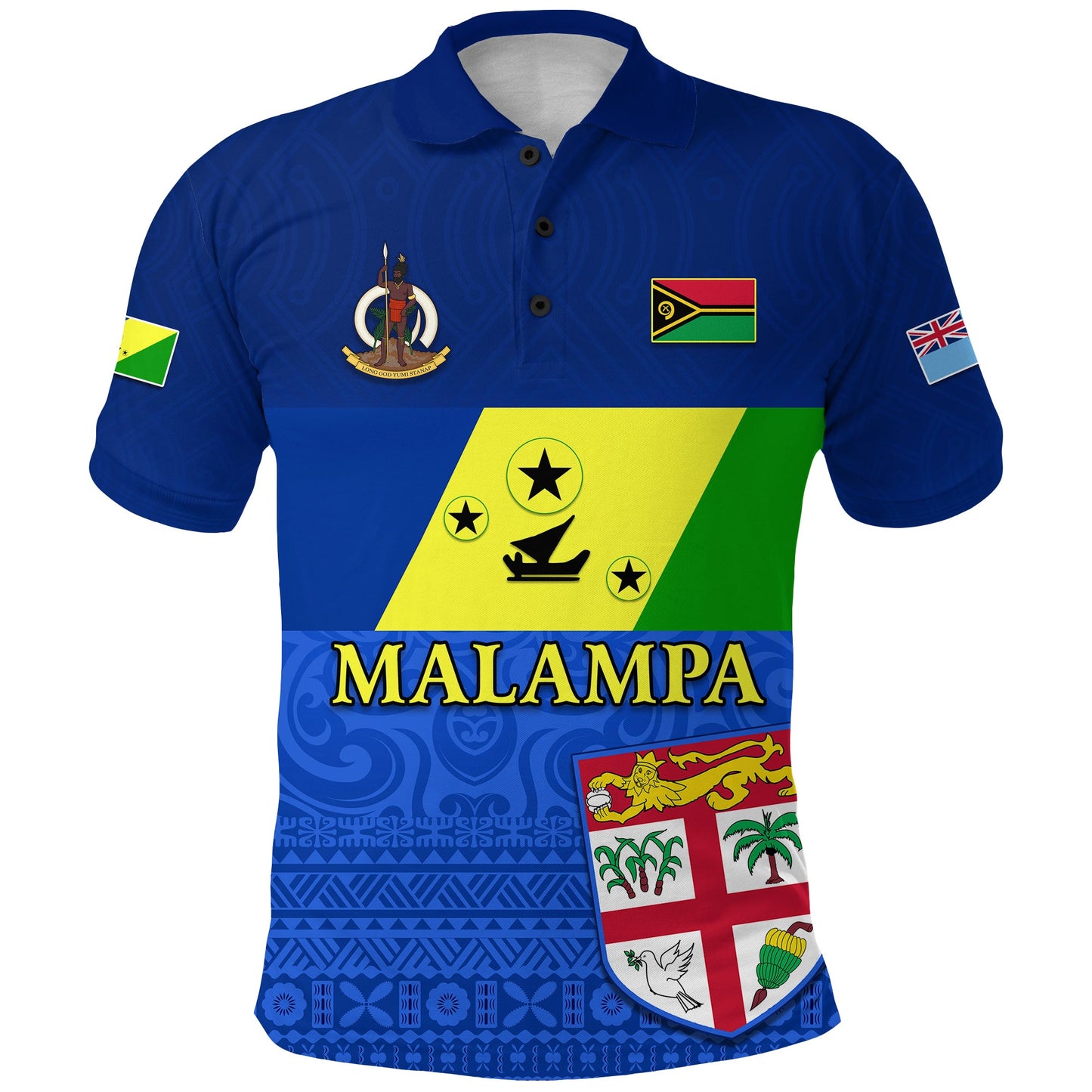 Malampa Fiji Day Polo Shirt Vanuatu Proud