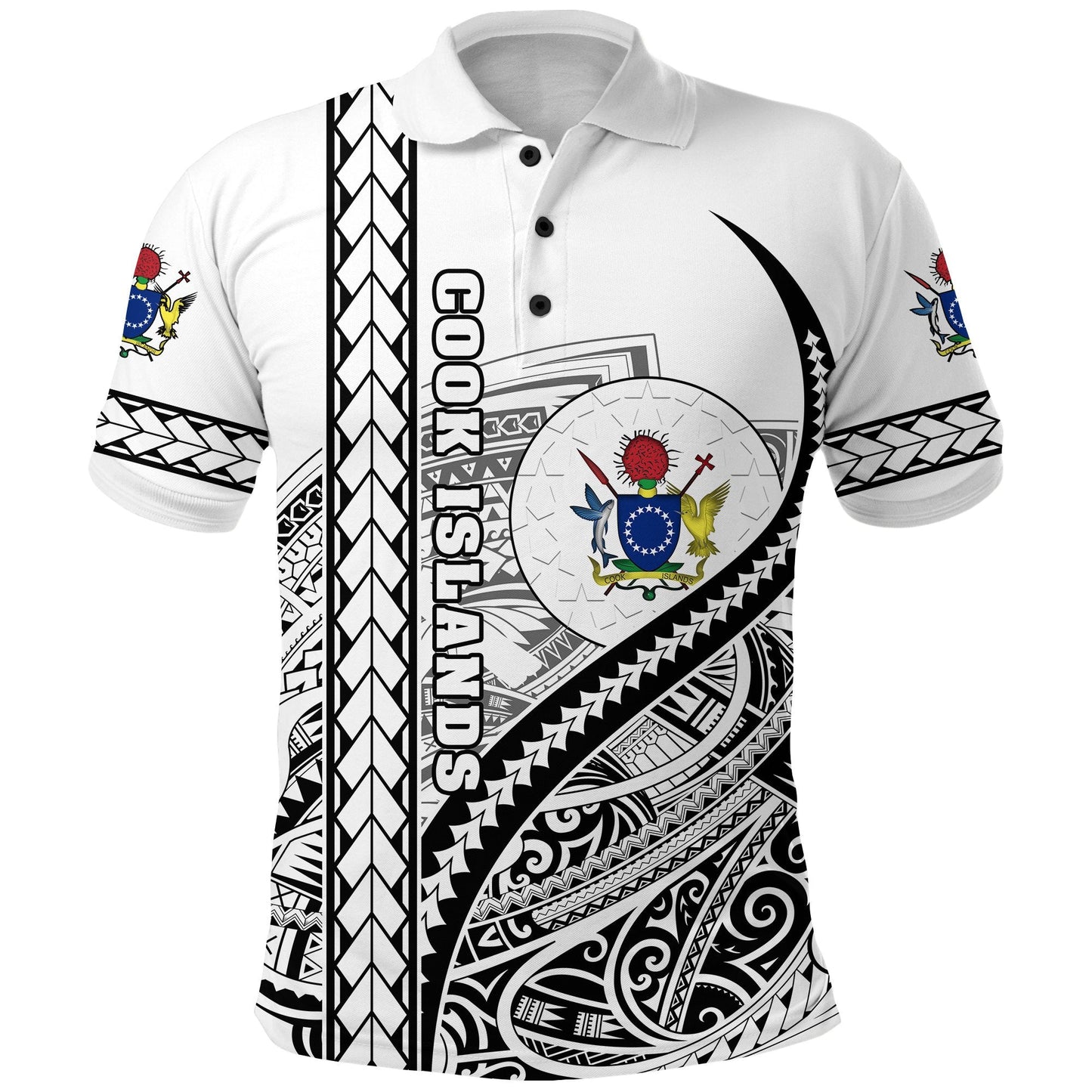 Cook Islands Rugby Polo Shirt Simple