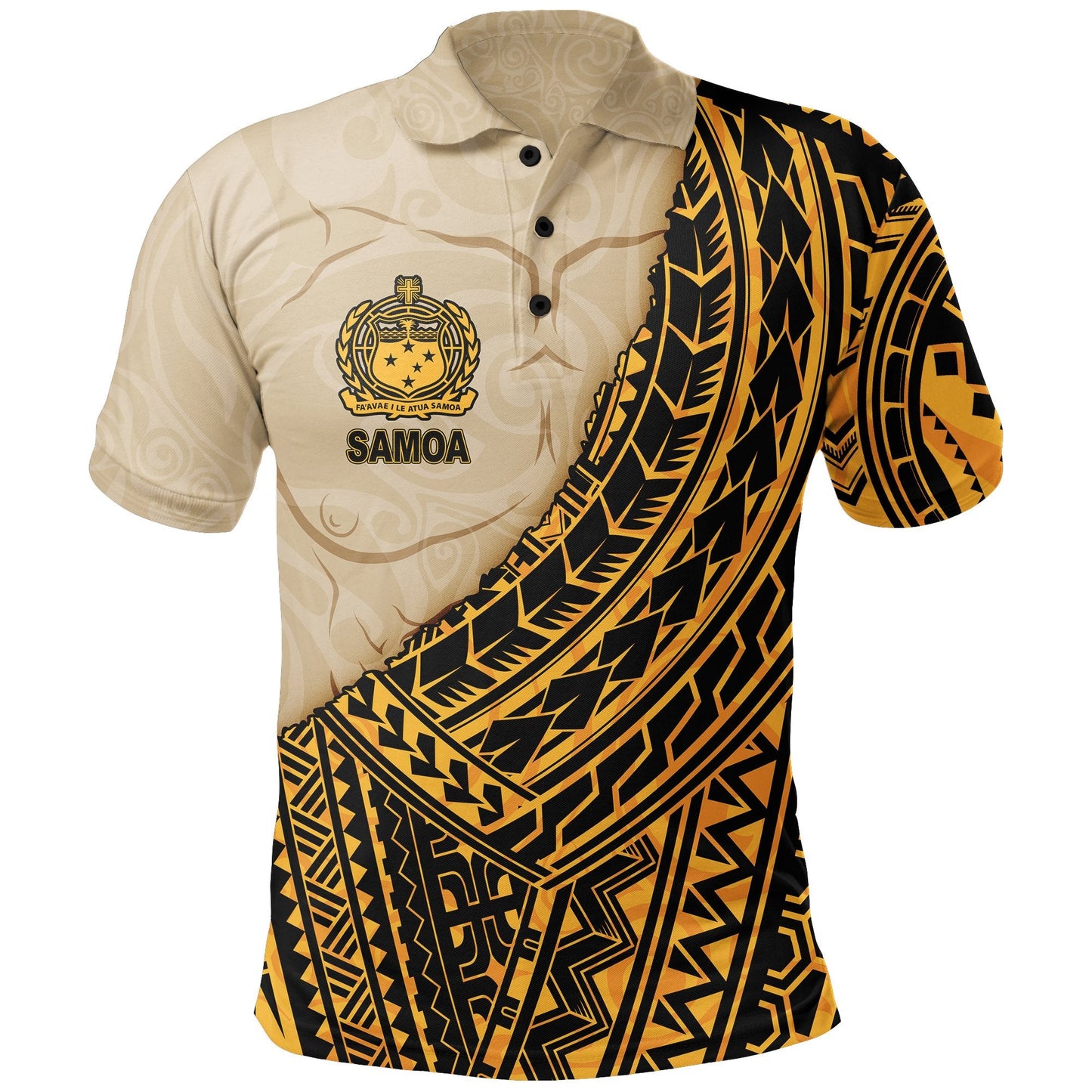 Samoa Polo Shirt - Polynesian Wild Style