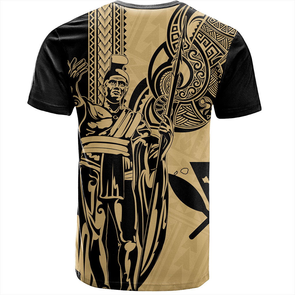 Hawaii T-Shirt Polynesian Tribal Tattoo King Kamehameha Shirt