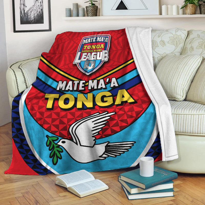 Tonga Mate Ma'a Rugby Premium Blanket Jersey