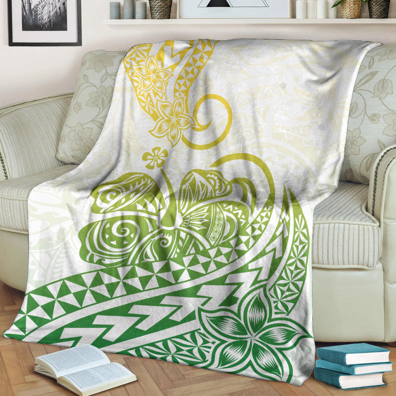 Polynesian Tribal Tattoo Retro Premium Blanket Gradient 01 Screen Color