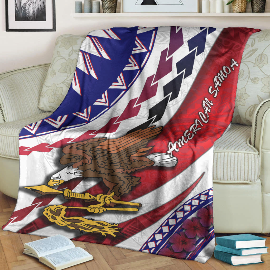 American Samoa Premium Blanket Artsy Style