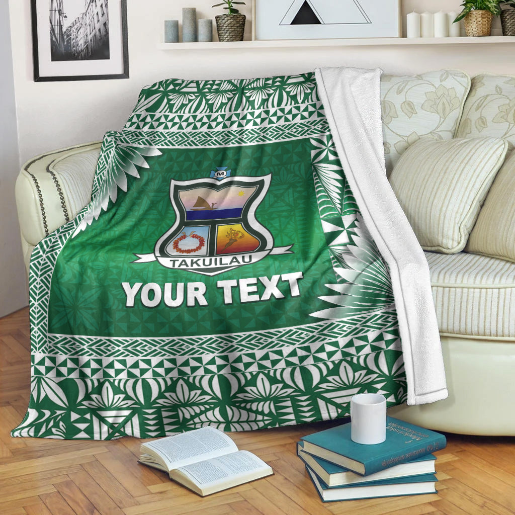 Custom Personalised Tonga Takuilau College Premium Blanket Simplified Version