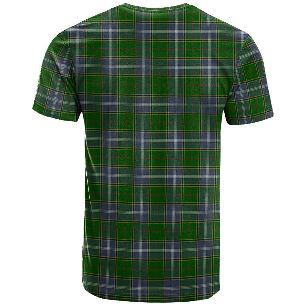 Printivon Pringle Clan DNA In Me Tartan Crest T Shirt
