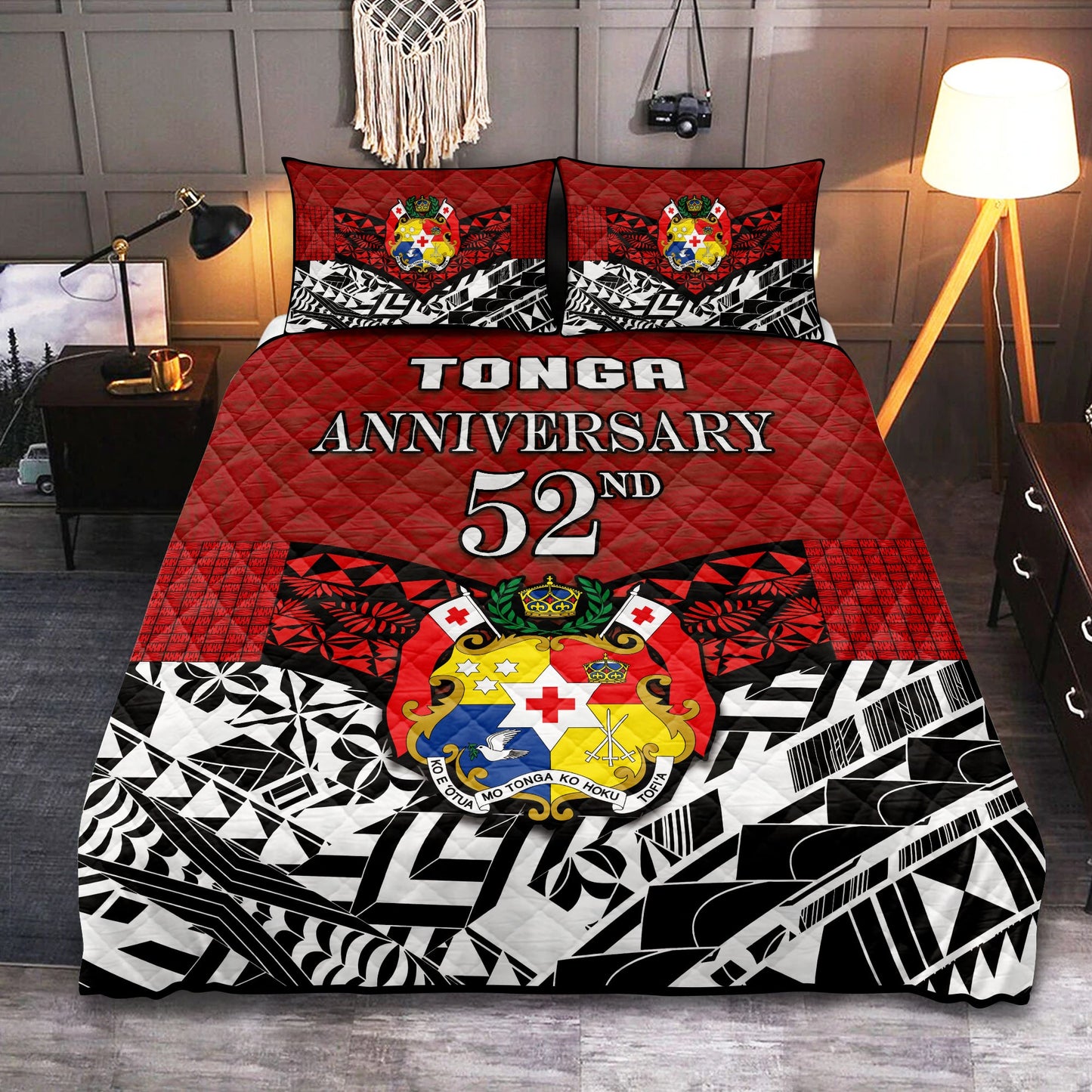 Tonga Quilt Bed Set Independence Anniversary Special Version 2022